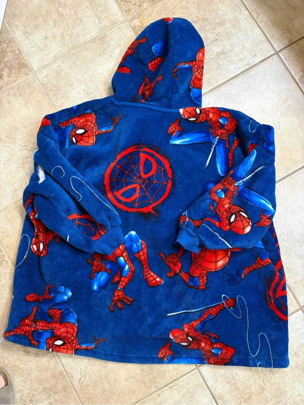 🕷️MARVEL Spider-Man Oversized Fleece Blanket Hoodie